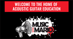 Desktop Screenshot of musicwithmario.com